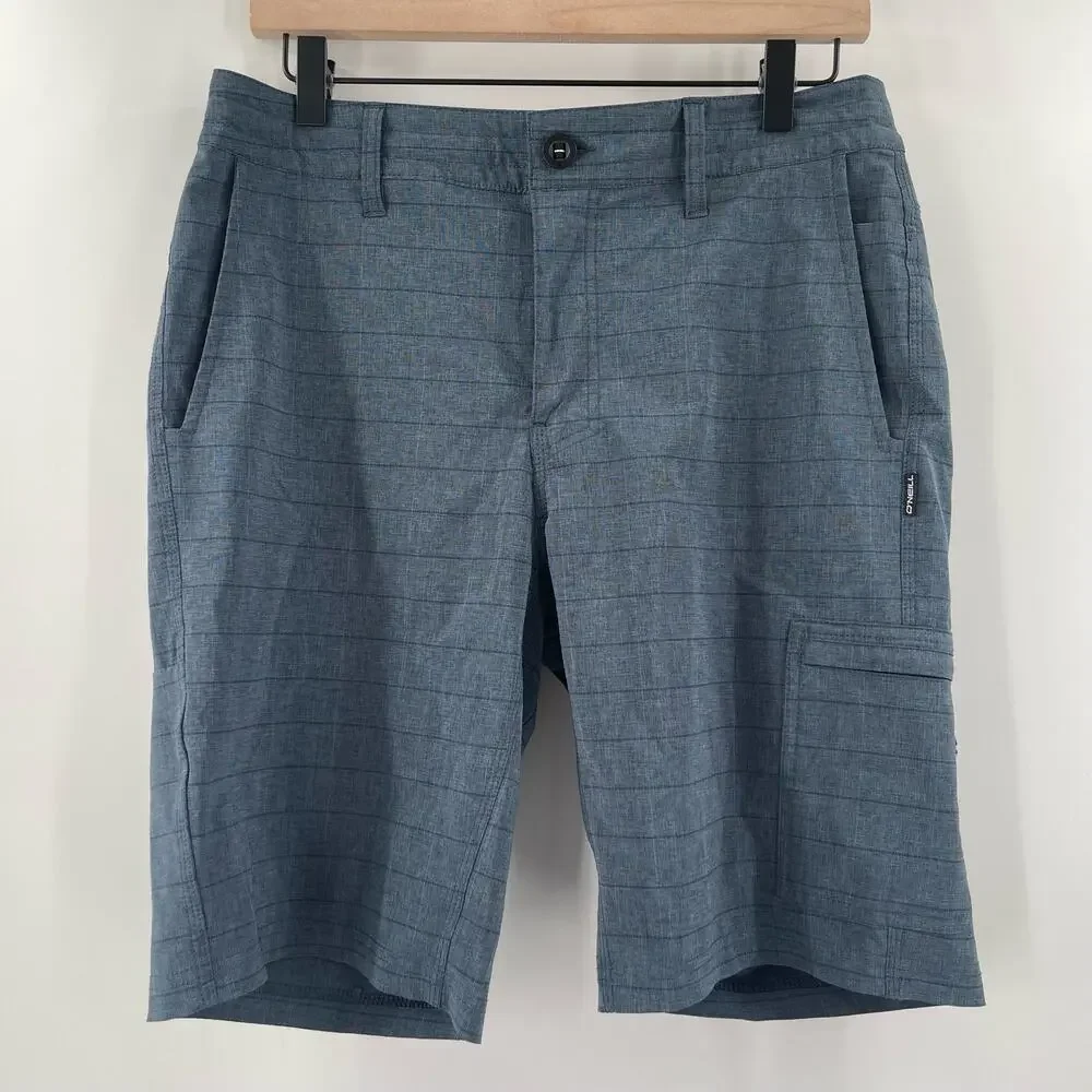O'NEILL Board Shorts Mens Size 30 Blue Crossover Water Sports Swim Beach Lake